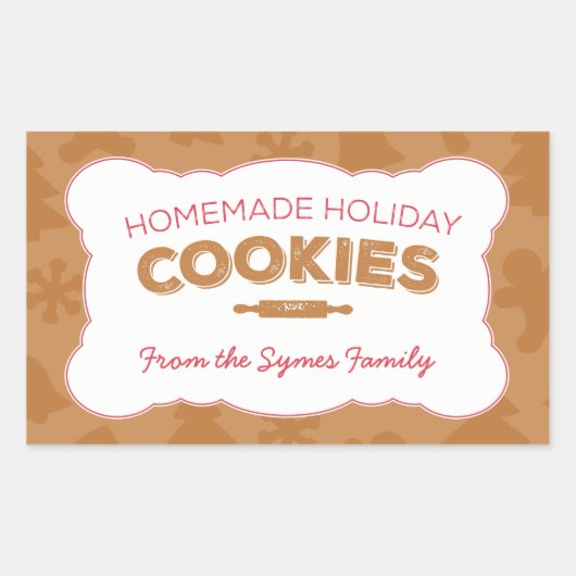 Holiday Cookie Label (Voorkant)
