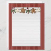 Holiday Cookies Letterhead (Voorkant / Achterkant)