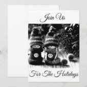 "HOLIDAY CRAFTS" IN EEN INVITATIE VAN EEN PARTIJ " KAART (Voorkant / Achterkant)