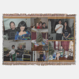 HOLIDAY CUSTOM FOTO THROW BLANKET DEKEN