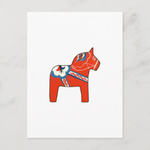 Holiday Dala Horse Briefkaart