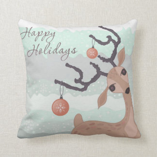 Holiday Deer Pillow Kussen