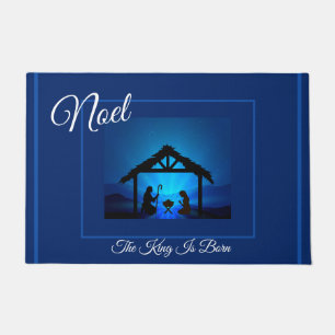 Holiday Doormat-Noel Manger Scene Doormat Deurmat