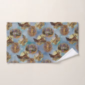 Holiday Drocatcher Western Horses Pattern Bad Handdoek (Handdoek)
