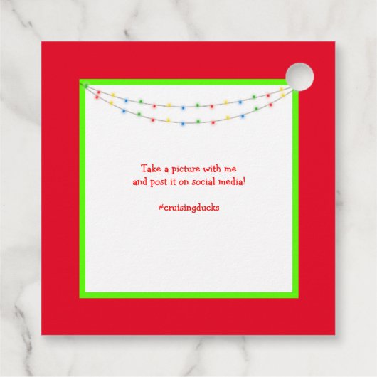 Holiday Duck Label (Achterkant)