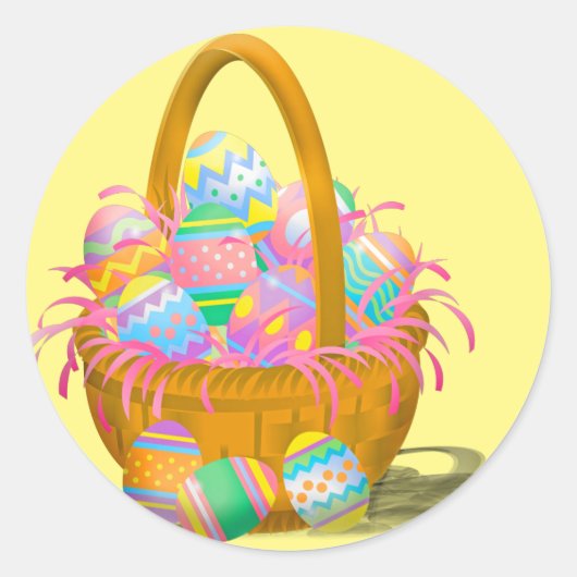 Holiday Easter Tradition Ronde Sticker (Voorkant)