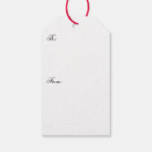 Holiday Echoes-Red Gift Tag Cadeaulabel (Achterkant)