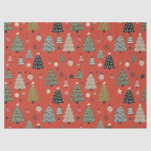 Holiday Echoes-Red Tissuepapier (Voorkant)