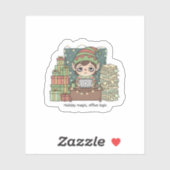 Holiday Elf Workload – Funny Christmas Sticker (Feuille)
