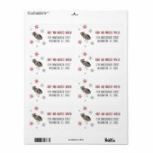 Holiday Emu Etiket (Full Sheet)