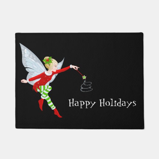 Holiday Fairy Doormat Deurmat (Voorkant)