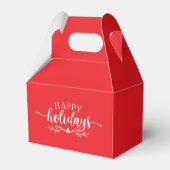 Holiday Favor Gift Box Bedankdoosjes (Achterkant)