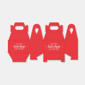 Holiday Favor Gift Box Bedankdoosjes (Uitgevouwen)