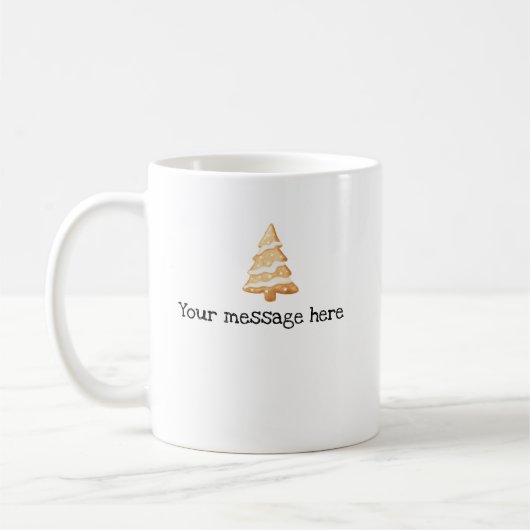 Holiday Festive Mug with Custom Text for Mom & Dad (Gauche)
