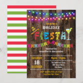 Holiday Fiesta Mexicaanse Partij Kaart (Voorkant / Achterkant)