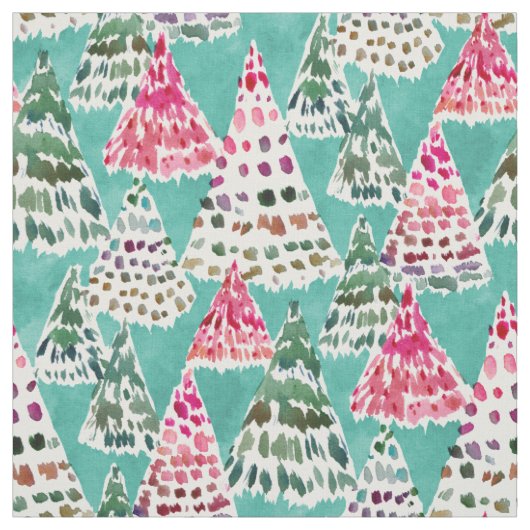 HOLIDAY FOREST-kerstbomen Stof (Swatch)