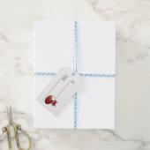 Holiday Fox Cadeaulabel (Met Touw)