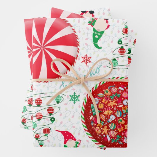 Holiday Fun Inpakpapier Vel (In situ)