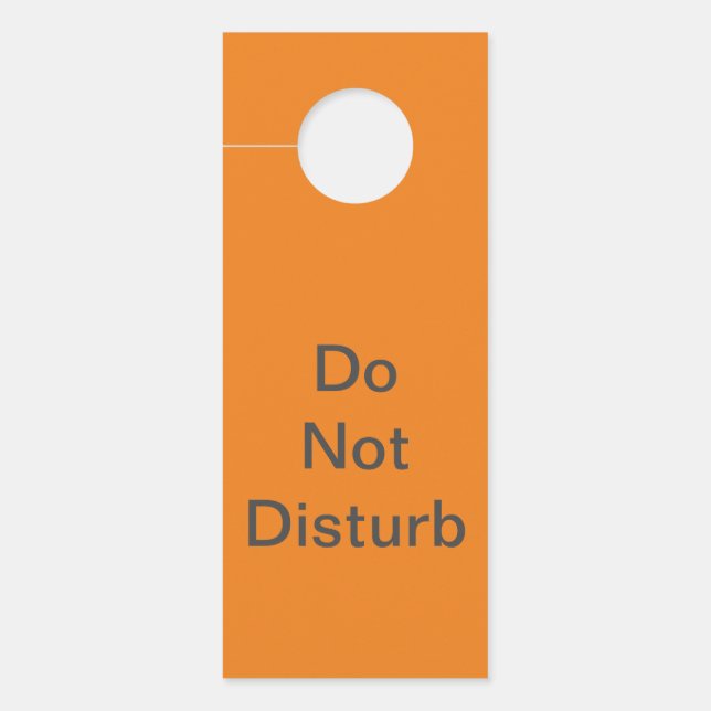 Holiday, Funny & Hotel Door Hangers — Print Custom (Voorkant)