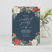 Holiday Garden Cocktail Party Invitation (Debout devant)
