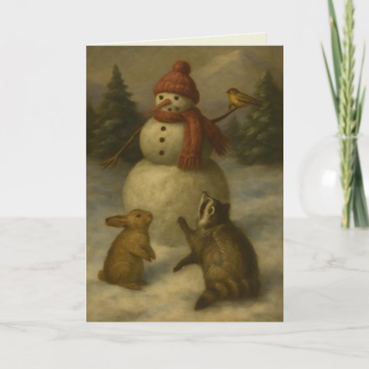 "Holiday Gathering" - By Blake Mauney Feestdagen Kaart (Voorkant)