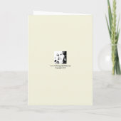 "Holiday Gathering" - By Blake Mauney Feestdagen Kaart (Achterkant)