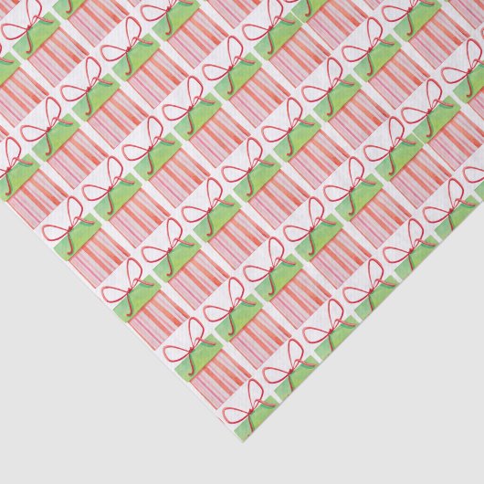 Holiday Gift Box Pattern Tissuepapier (Detail)