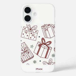"Holiday Gift" premium iPhone 16 hoesje