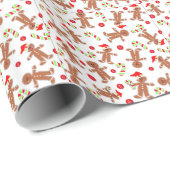 Holiday Gingerbrood Cadeaupapier (Rol Hoek)