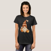 Holiday Gnome For Thanksgiving With Fall Pump T-shirt (Voorkant volledig)