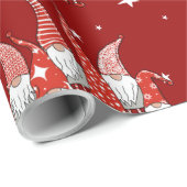 Holiday Gnomes Cadeaupapier (Rol Hoek)