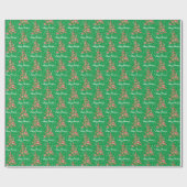 Holiday Green Cadeaupapier (Vlak)