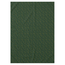 Holiday Green Yellow Stripe Star Christmas  Tafelkleed