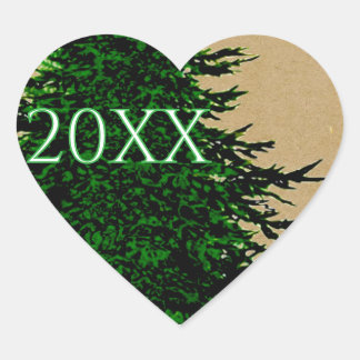 HOLIDAY HEART HART STICKER