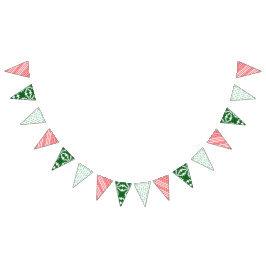 Holiday Hodgepodge Driehoek Bunting Banner