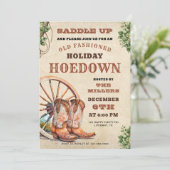 Holiday Hoedown, Invitation de l'Ouest, Christmas  (Debout devant)