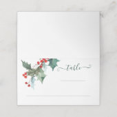 Holiday Holly Kerstbruiloft (Buitenkant ongevouwen)