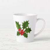 Holiday Holly Latte Mug (Droite)