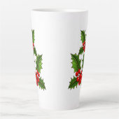 Holiday Holly Latte Mug (Devant)