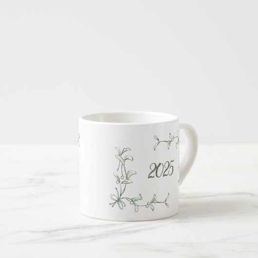 Holiday Holly Personalized Mug (Devant droit)