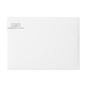 Holiday Holly Return Address Label (Voorkant)