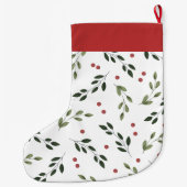 Holiday Holly Stocking Grote Kerstsok (Achterkant)