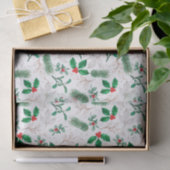 Holiday Holly Tissue Paper Tissue Paper Tissuepapier (Geschenk)