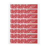 Holiday Holly | Wraparound Address Label (Vel)