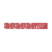 Holiday Holly | Wraparound Address Label (Individueel)