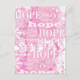 Holiday Hope Breast Cancer Awareness Products Feestdagenkaart