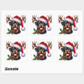 Holiday Hound klaar om te leiden! Vierkante Sticker (Vel)
