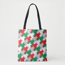 Holiday Houndstooth Draagtas