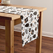 Holiday Icons Table Runner Korte Tafelloper (Voorbeeld)