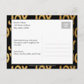 Holiday Joy Holiday Photo Card Briefkaart (Achterkant)